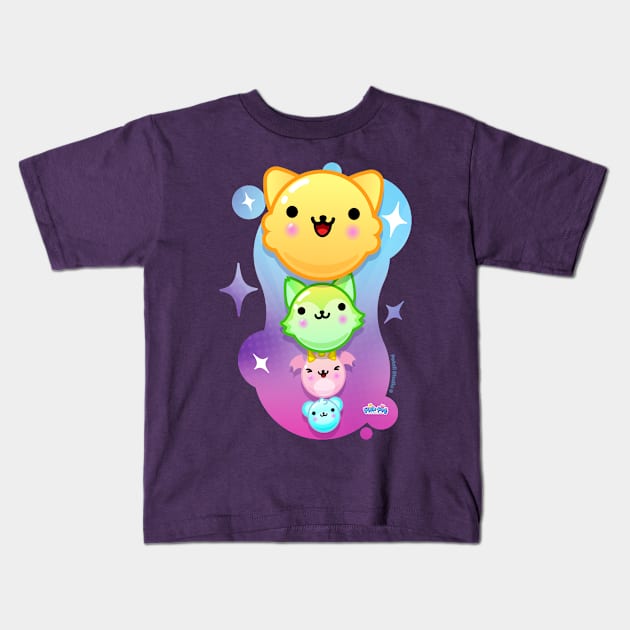 Pick a pet Game Kids T-Shirt by Patoli Studio